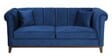 Aelber Velvet 3 Seater Sofa In Royal Blue Colour