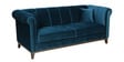 Aelber Velvet 3 Seater Sofa In Teal Blue Colour