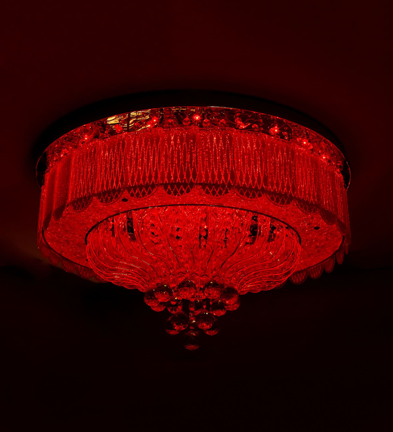 Buy Multicolour Musical & Rotating Chandelier by Aesthetic Home