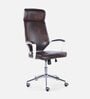 Aegis Leatherette Executive Chair in Brown Colour
