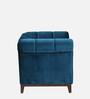 Aelber Velvet 1 Seater Sofa In Teal Blue Colour