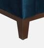 Aelber Velvet 1 Seater Sofa In Teal Blue Colour