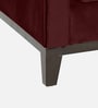 Aelber Velvet 1 Seater Sofa In Wine Red Colour