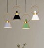 Aelia Multicolour Metal Shaded Chandelier