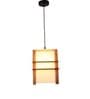Pravara Aera White Wood Hanging Light