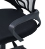 Aero Breathable Mesh Medium Back Ergonomic Chair In Black Colour