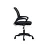 Aero Breathable Mesh Medium Back Ergonomic Chair In Black Colour