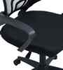 Aero Breathable Mesh Medium Back Ergonomic Chair In Black Colour
