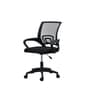 Aero Breathable Mesh Medium Back Ergonomic Chair In Black Colour