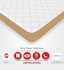 Aero Cool Gel with posture Control Tech Memory Foam 10 Inches Single Size Mattress in Beige Colour