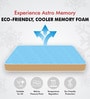 Aero Cool Gel with posture Control Tech Memory Foam 4 Inches Queen Size Mattress in Beige Colour