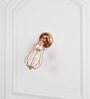 Aeron Industrial Copper Finish Wall Light With Adjustable Head Modern Metal Cage Wall Lamp For Bedroom, Living Room & Hallway (E27 Compatible)