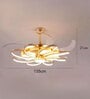 AeroQ Smart Fan Gold Metal , Google & Alexa Remote & App Control