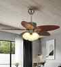 AeroX Smart Fan Brown Metal + Glass , Google & Alexa Remote & App Control