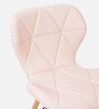 Aesthetic Fabric Iconic Chair in Pink Colour
