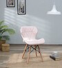 Aesthetic Fabric Iconic Chair in Pink Colour
