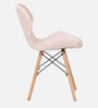 Aesthetic Fabric Iconic Chair in Pink Colour