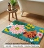 Green Flower Bath Mat (40x60 CM)