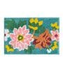 Green Flower Bath Mat (40x60 CM)