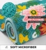 Green Flower Bath Mat (40x60 CM)