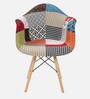 Aesthetic Fabric Iconic Chair in Multi Colour