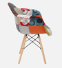 Aesthetic Fabric Iconic Chair in Multi Colour
