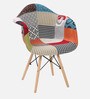 Aesthetic Fabric Iconic Chair in Multi Colour