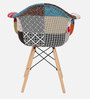 Aesthetic Fabric Iconic Chair in Multi Colour