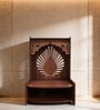 Aesthetic Wooden Temple for Home with Spacious Shelf & Inbuilt Focus Lights