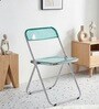 AetherGlace Green Colour Folding Chair With Table