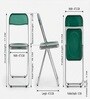 AetherGlace Green Colour Folding Chair With Table