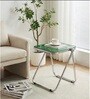 AetherGlace Green Colour Folding Chair With Table