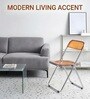 AetherGlace Orange Colour Folding Chair With Table