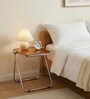 AetherGlace Orange Colour Folding Chair With Table