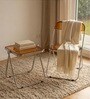 AetherGlace Orange Colour Folding Chair With Table