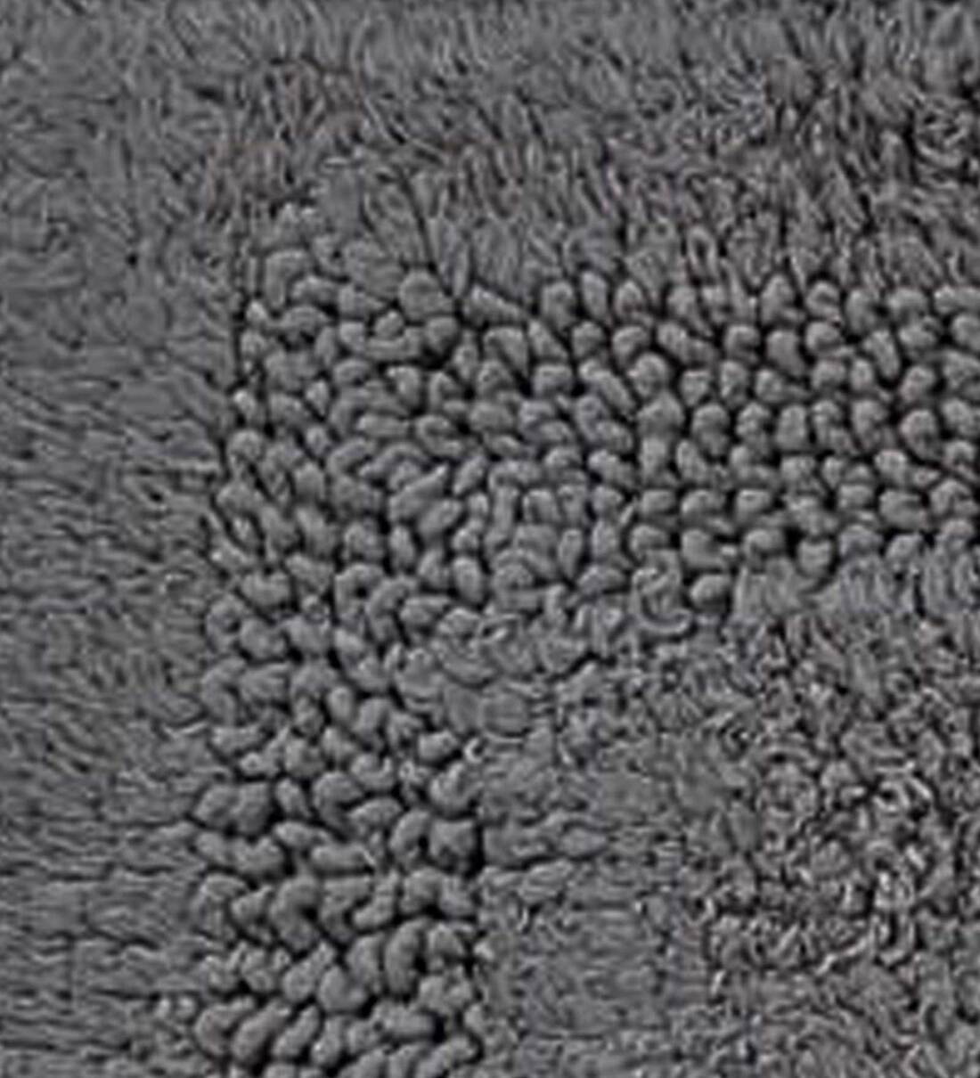 Buy Grey Traditional Cotton 16x14 Inches AntiSkid Bath Mat by