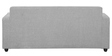 Affan 3 Seater Sofa in Grey Colour