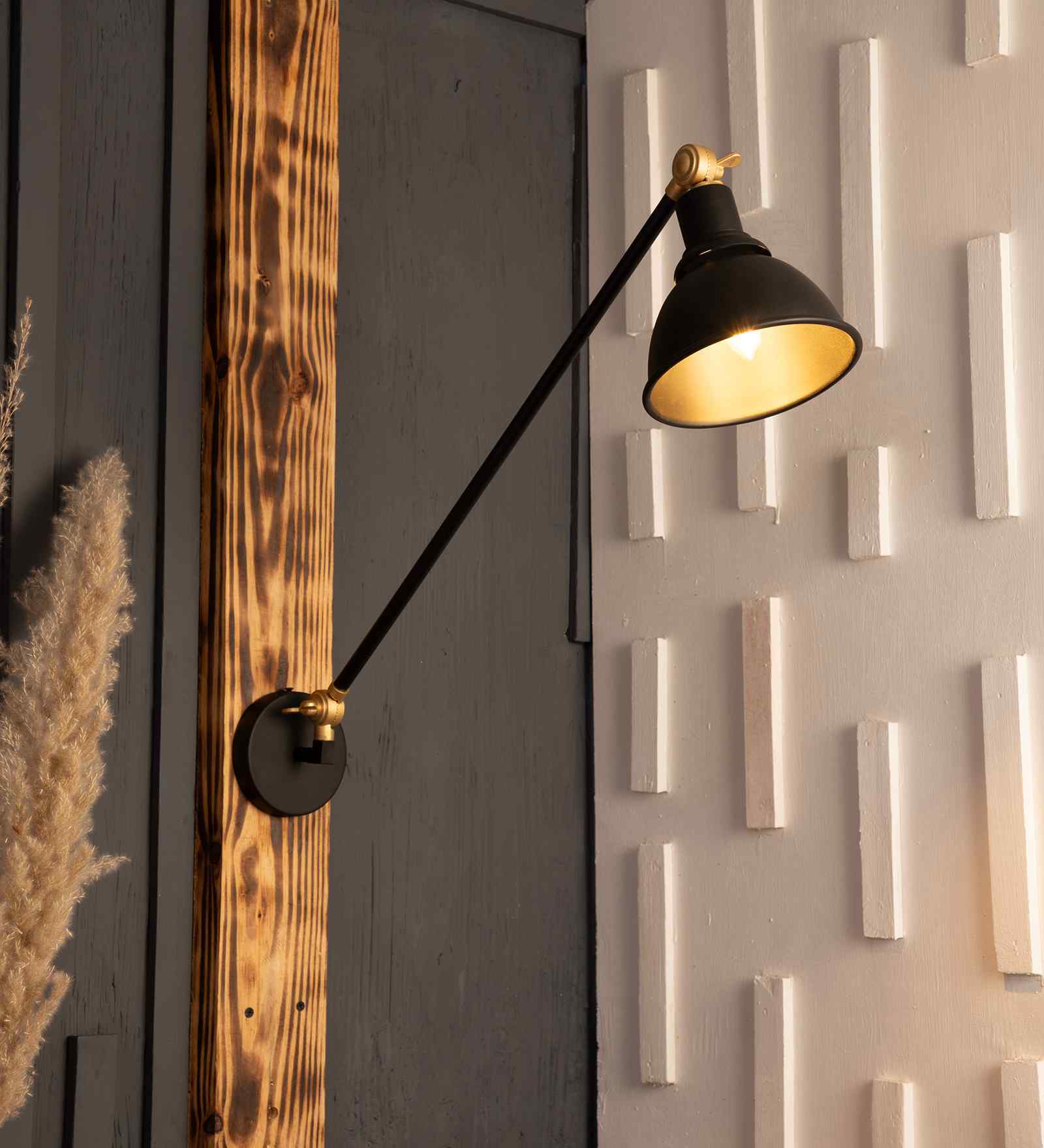 Afralia Black Wall Sconce Afralia Black Wall Sconce