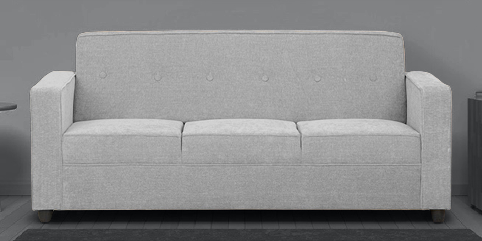 Affan 3 Seater Sofa in Grey Colour Affan 3 Seater Sofa in Grey Colour