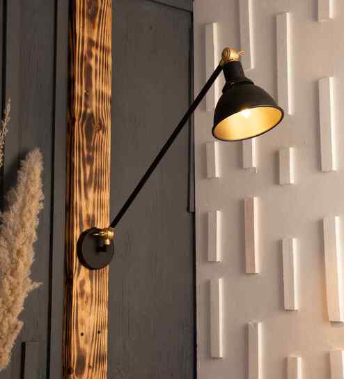 Afralia Black Wall Sconce By Shoppeefry