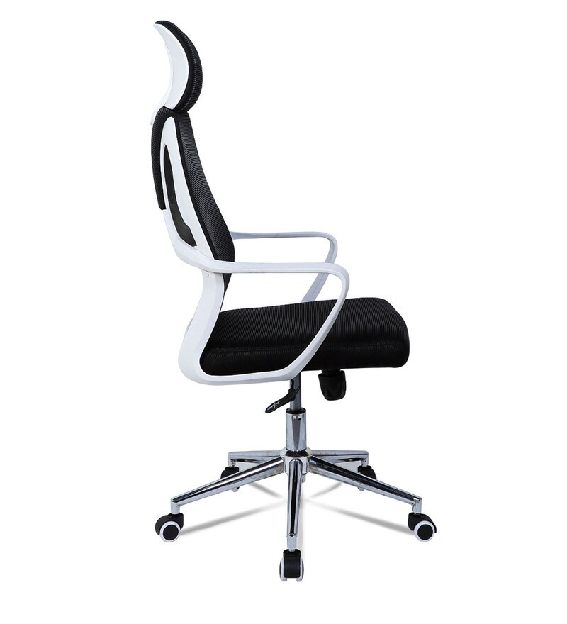 Buy Afectuosa High Back Ergonomic Chair in Black Colour by DZYN
