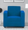 Affan 1 Seater Sofa in Blue Colour
