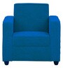 Affan 1 Seater Sofa in Blue Colour