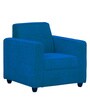 Affan 1 Seater Sofa in Blue Colour