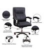 Affarista Executive Chair in Black Colour