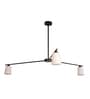 Afralia 3 Arm White Chandelier