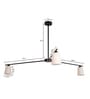 Afralia 3 Arm White Chandelier