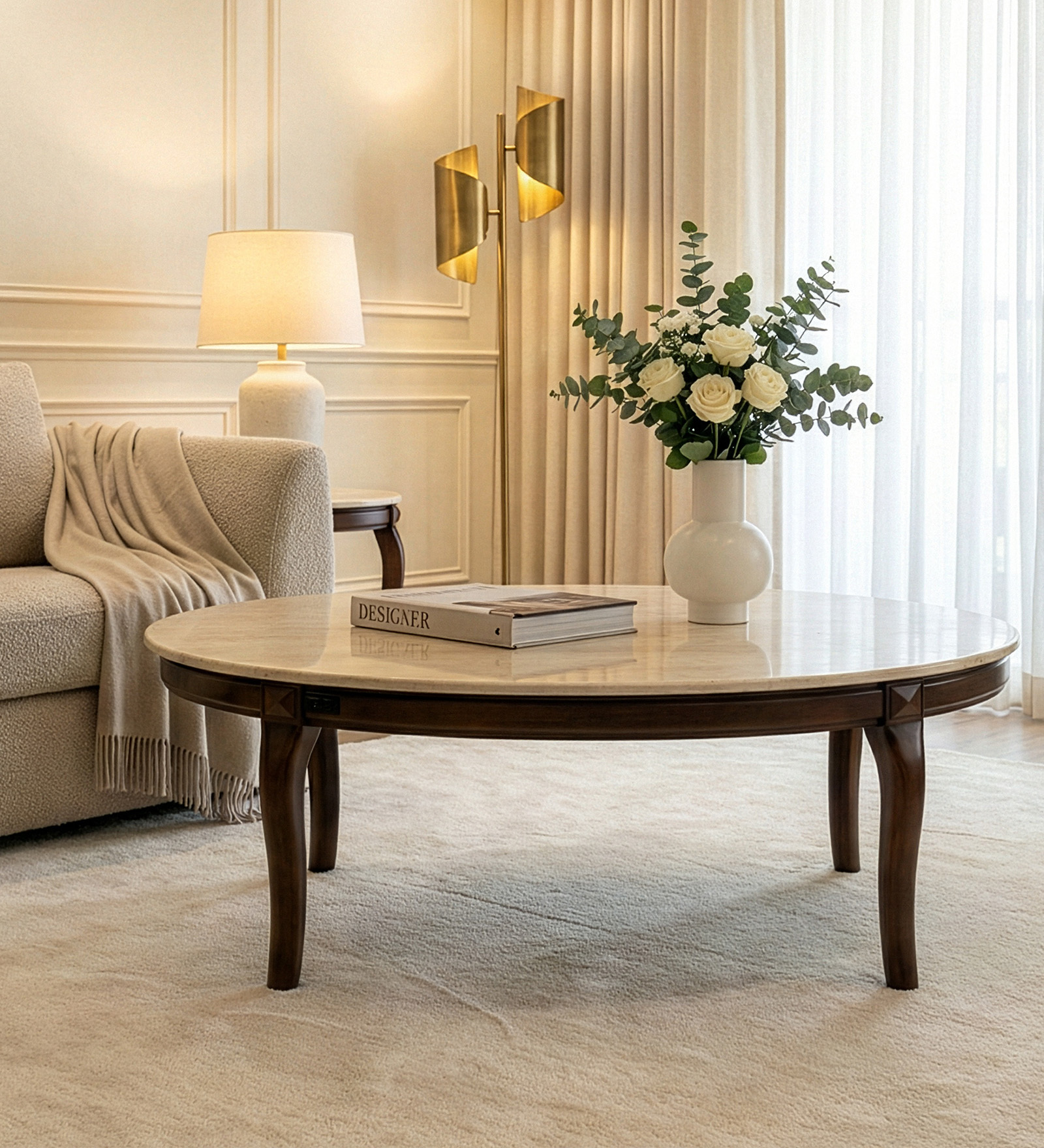 AGATE MARBLE COFFEE TABLE