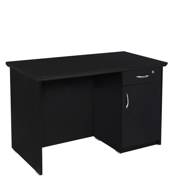 Buy Agate Office Table in Wenge Colour by Fullstock Online Work