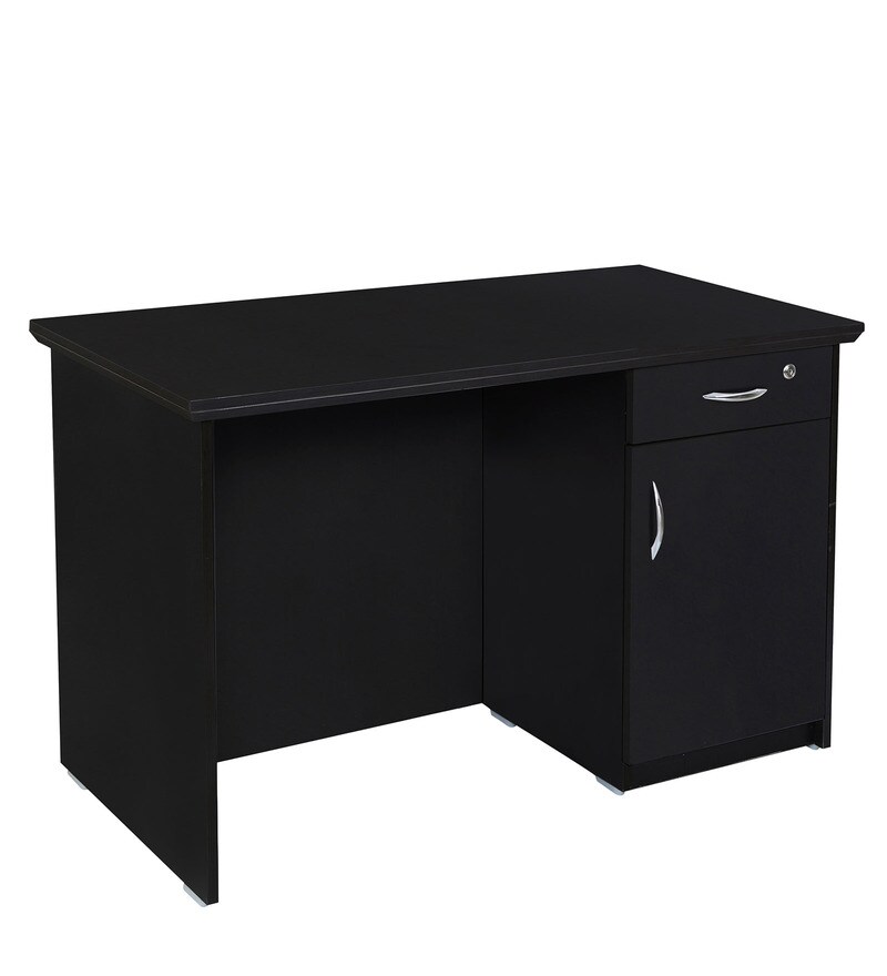 Buy Agate Office Table in Wenge Colour by Fullstock Online Work Stations Office Tables